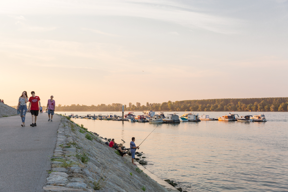 Dunav, Zemunski kej.